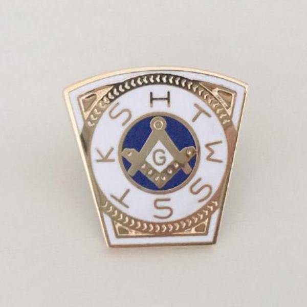 Mark Lapel Pin - Metal - Bricks Masons
