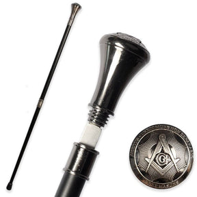 Master Mason Blue Lodge Canes & Walking Stick - Decorative Walking Cane - Bricks Masons