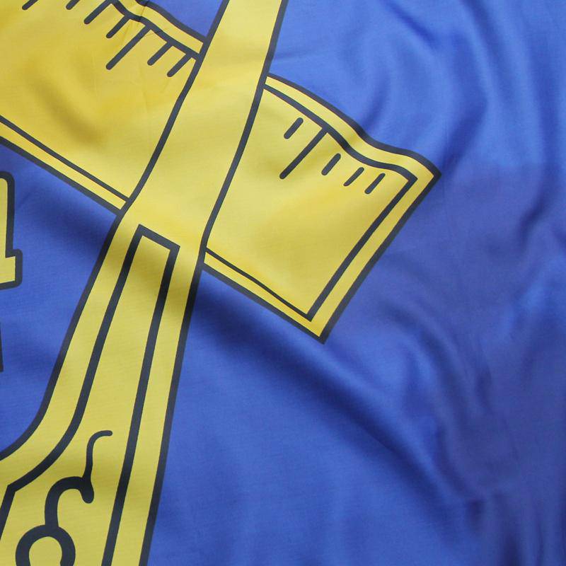 Master Mason Blue Lodge Flag - Gold & blue - Bricks Masons