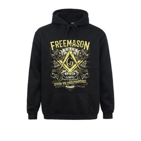 Master Mason Blue Lodge Hoodie - "So Mote It Be" SMIB Square & Compass G - Bricks Masons