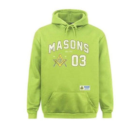 Master Mason Blue Lodge Hoodie - Sports Jersey 03 Square and Compass G - Bricks Masons
