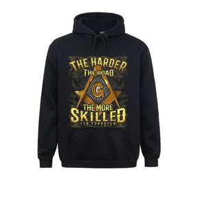 Master Mason Blue Lodge Hoodie - Square and Compass G Black - Bricks Masons