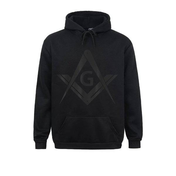 Master Mason Blue Lodge Hoodie - Square & Compass G (Various Colors) - Bricks Masons