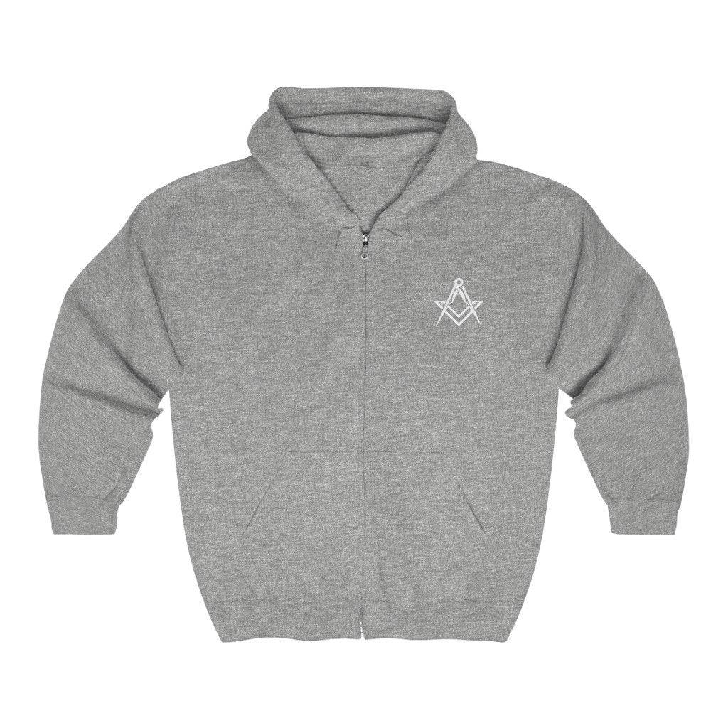 Master Mason Blue Lodge Hoodie - Unisex Square & Compass - Bricks Masons