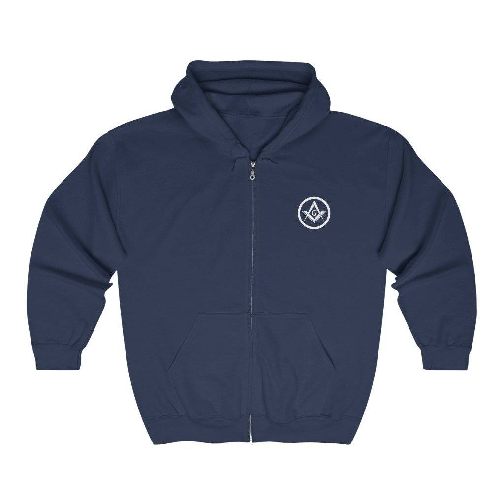 Master Mason Blue Lodge Hoodie - Unisex Square & Compass G - Bricks Masons