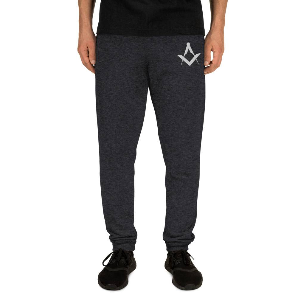 Master Mason Blue Lodge Jogger - Square and Compass Embroidery - Bricks Masons