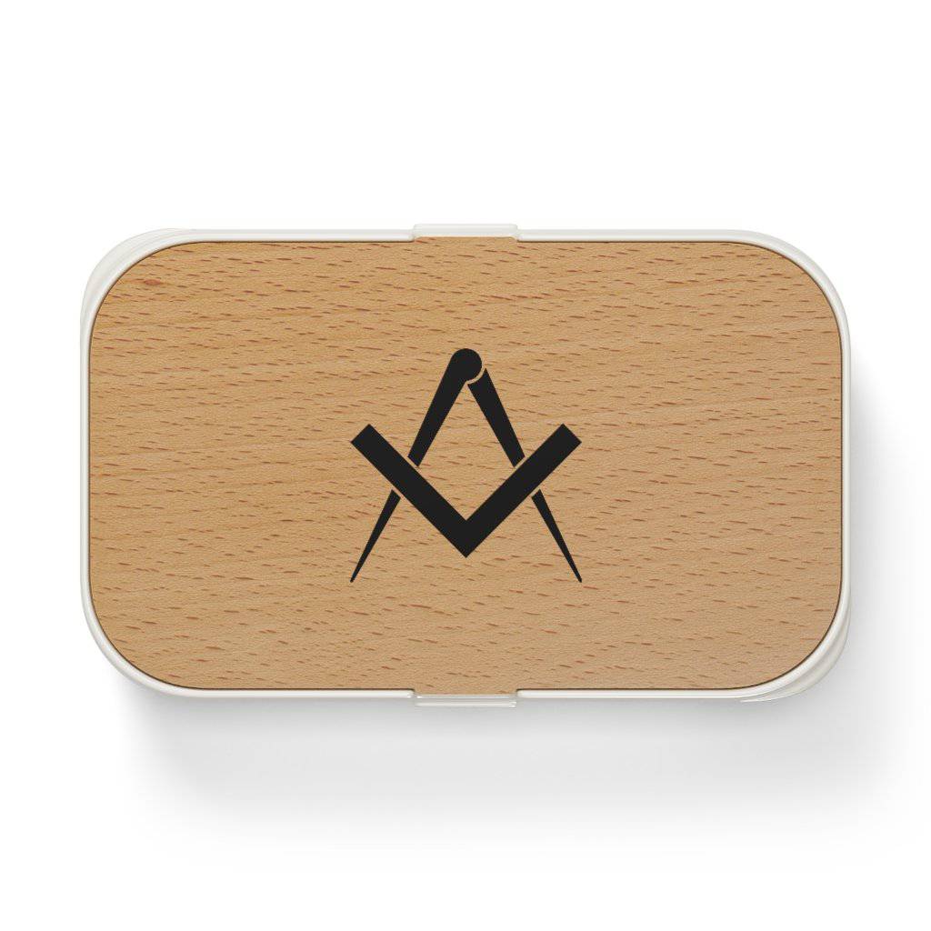 Master Mason Blue Lodge Lunch Box - Square & Compass - Bricks Masons