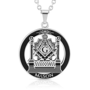 Master Mason Blue Lodge Necklace - Pillars Lodge - Bricks Masons