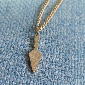 Master Mason Blue Lodge Necklace - Square and Compass G Blue Trowel - Bricks Masons