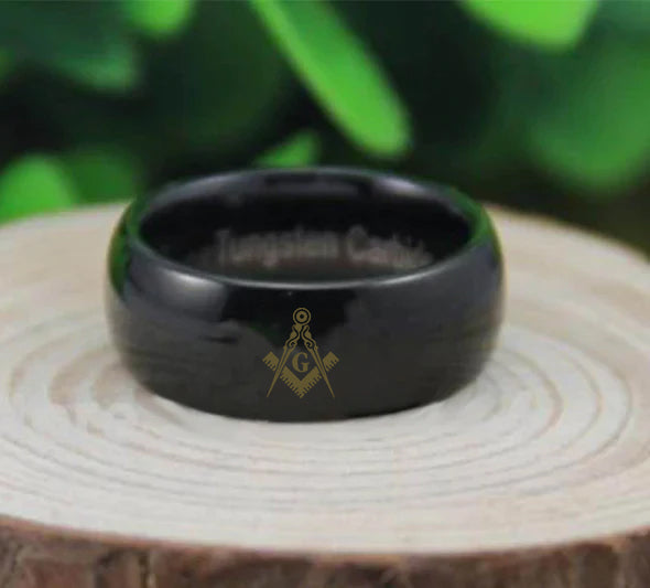 Master Mason Blue Lodge Ring - Black - Bricks Masons