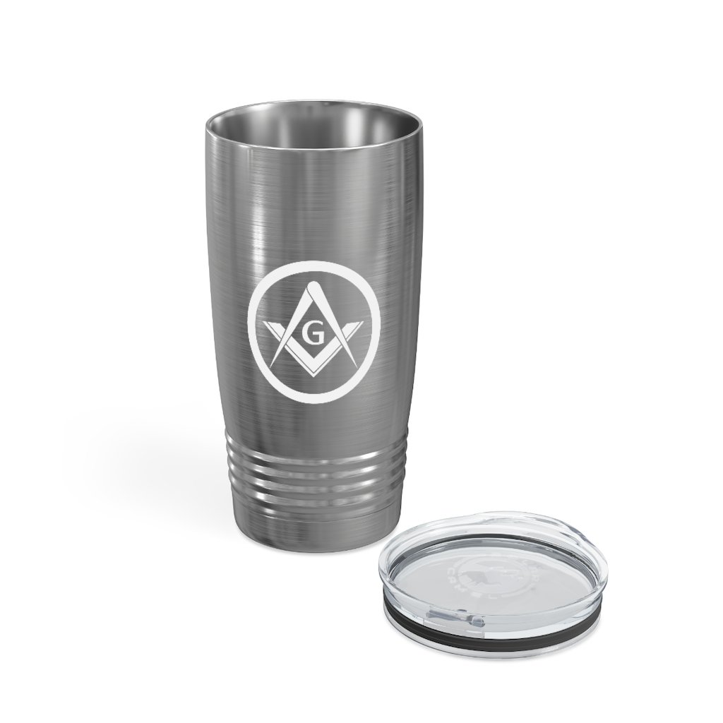 Master Mason Blue Lodge Ringneck Tumbler - 20oz Square & Compass G - Bricks Masons