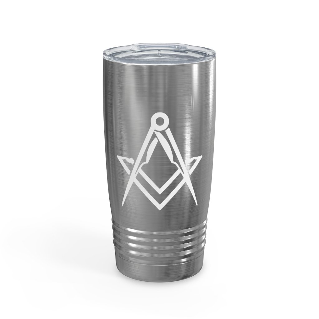 Master Mason Blue Lodge Ringneck Tumbler - Various Colors Square & Compass - Bricks Masons