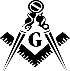 Master Mason Blue Lodge Travel Bag - Handmade Genuine Leather - Bricks Masons