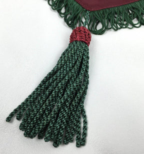 Member The Royal Order of Scotland Apron - White, Maroon & Green - Bricks Masons