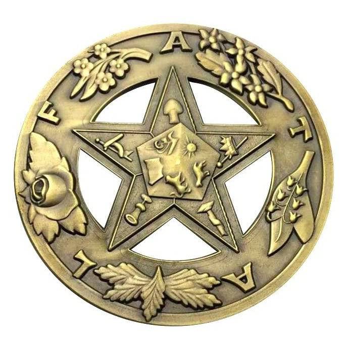 OES Car Emblem - FATAL Golden - Bricks Masons