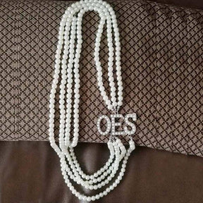 OES Necklace - Long Pearl - Bricks Masons