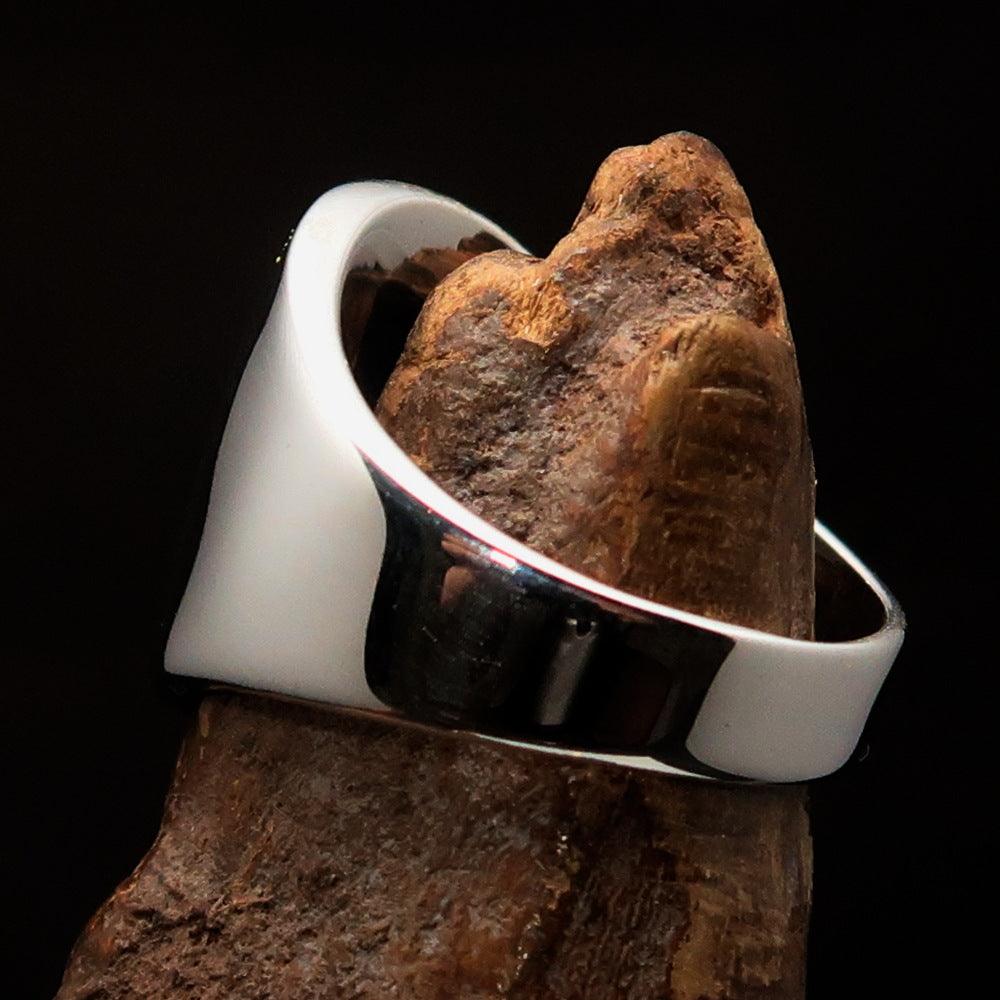 Order of Malta Ring - Yellow Cross Sterling Silver - Bricks Masons