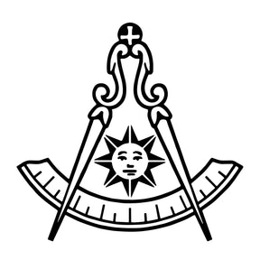 Past Master Blue Lodge California Regulation Briefcase - Dark Brown Cow Leather - Bricks Masons