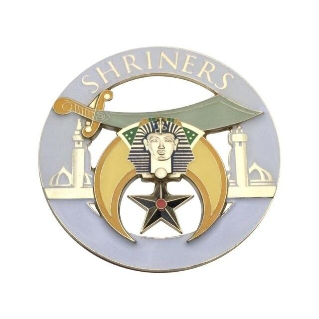 Shriners Car Emblem - Different colors Medallion