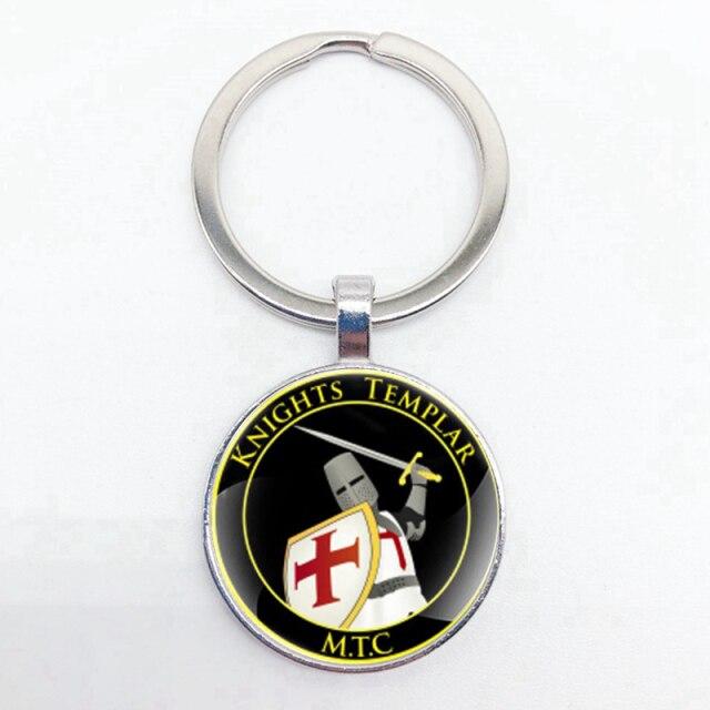 Knights Templar Commandery Keychain - (54 variants) - Bricks Masons