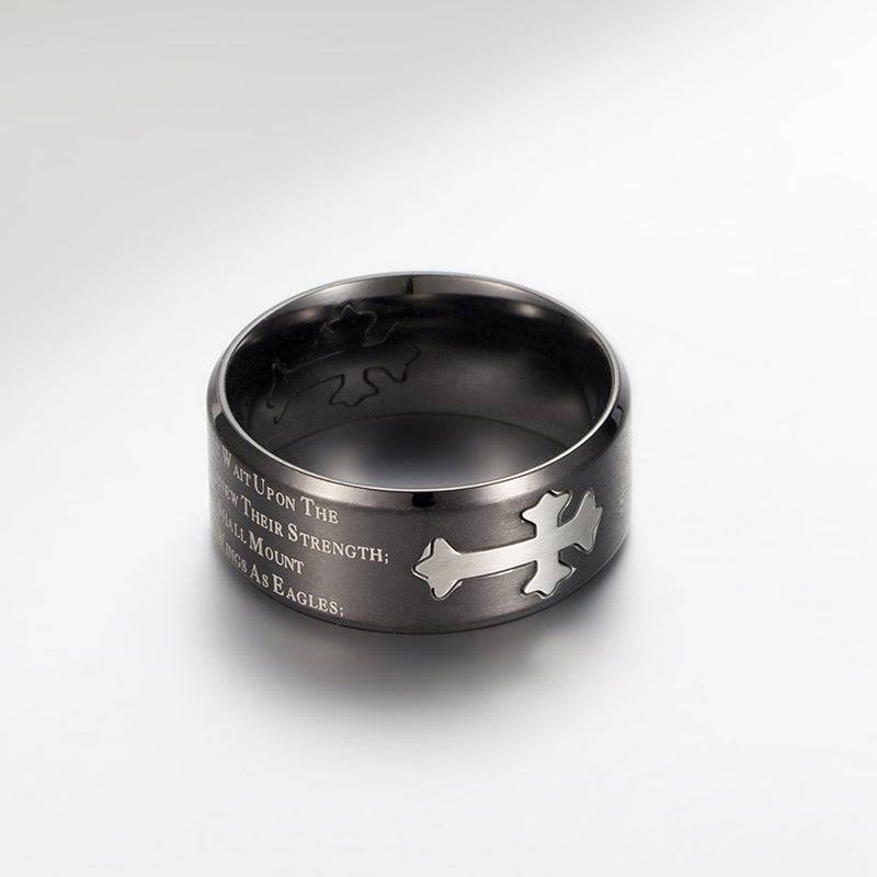 Knights Templar Commandery Ring - Bold/Black)