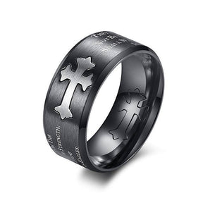 Knights Templar Commandery Ring - Bold/Black)