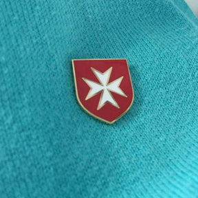 Order Of Malta Commandery Lapel Pin - 2pcs Red