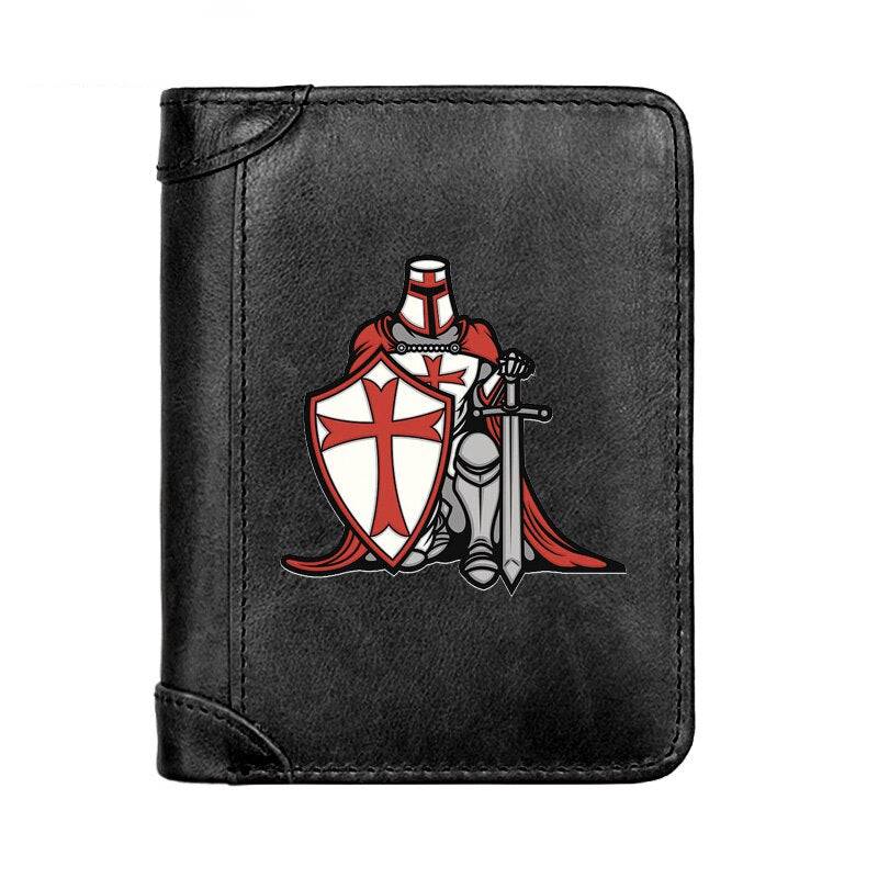 Knights Templar Commandery Wallet - (Black/Brown/Coffee)