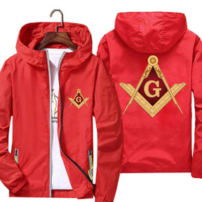 Master Mason Blue Lodge Jacket - Square & Compass G (Multiple Colors)