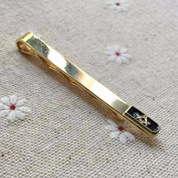 Master Mason Blue Lodge Tie Bar - Clasp Compass Square