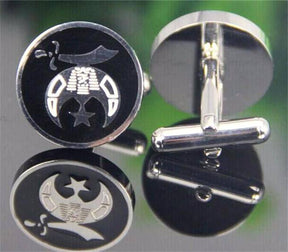 Shriners Cufflink - Black Resin