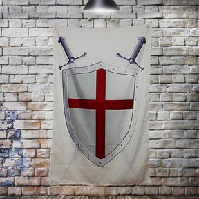 Knights Templar Commandery Flag - Shield