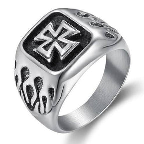 Knights Templar Commandery Ring - Square Signet