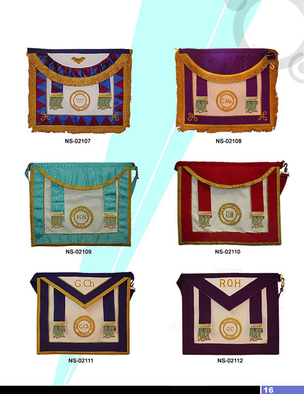 R.A.O.B. Apron - Various Colours - Bricks Masons