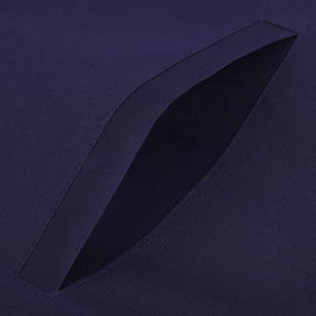 Senior Steward Blue Lodge Officer Apron - Kenton Lodge Navy Velvet With Silver Embroidery Thread - Bricks Masons