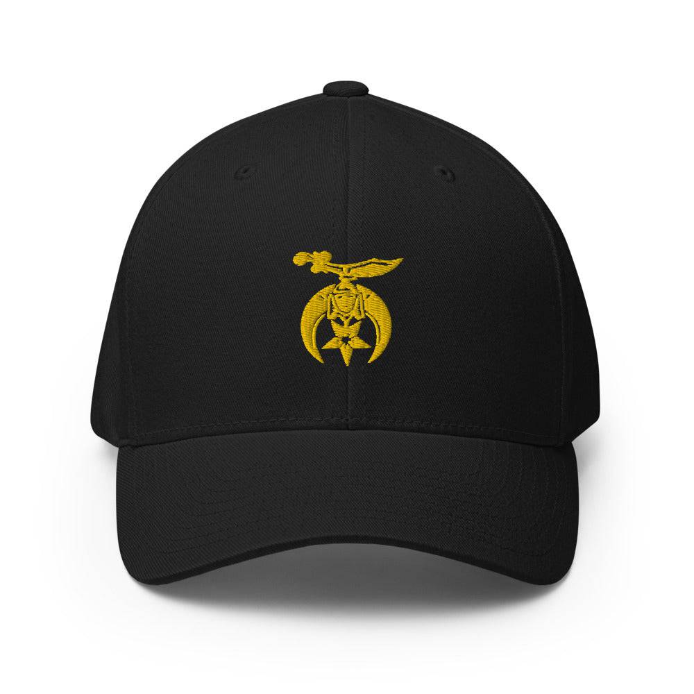 Shriners Baseball Cap - Golden Embroidery - Bricks Masons
