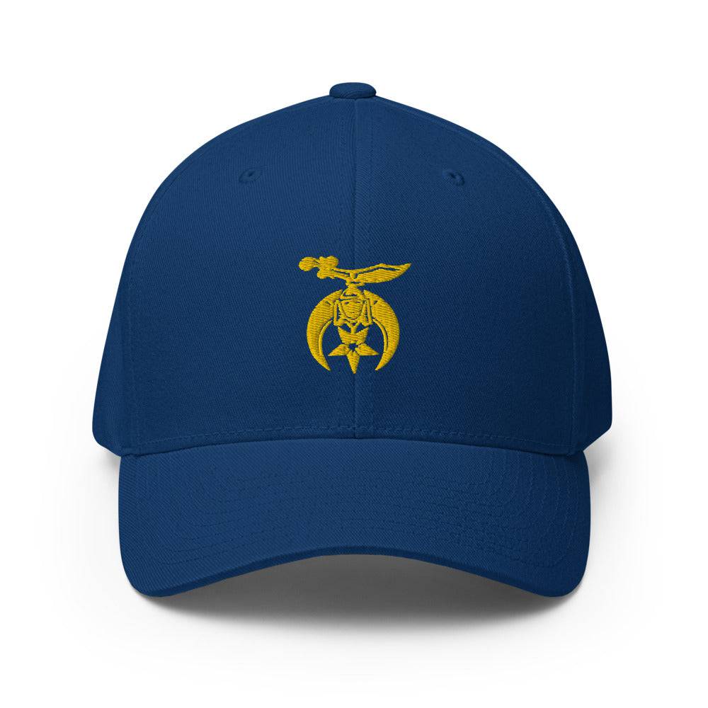 Shriners Baseball Cap - Golden Embroidery - Bricks Masons