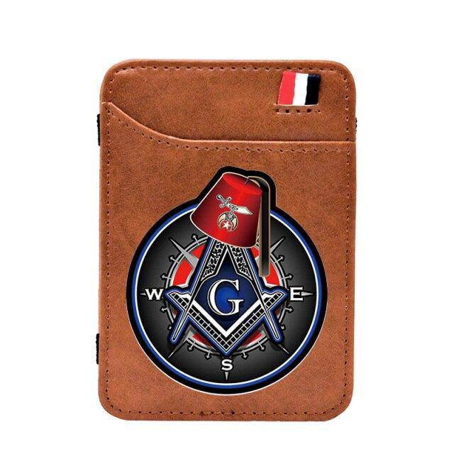 Shriners Wallet - Credit Card Holder - Bricks Masons