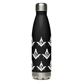 Master Mason Blue Lodge Water Bottle - Stainless Steel - Bricks Masons