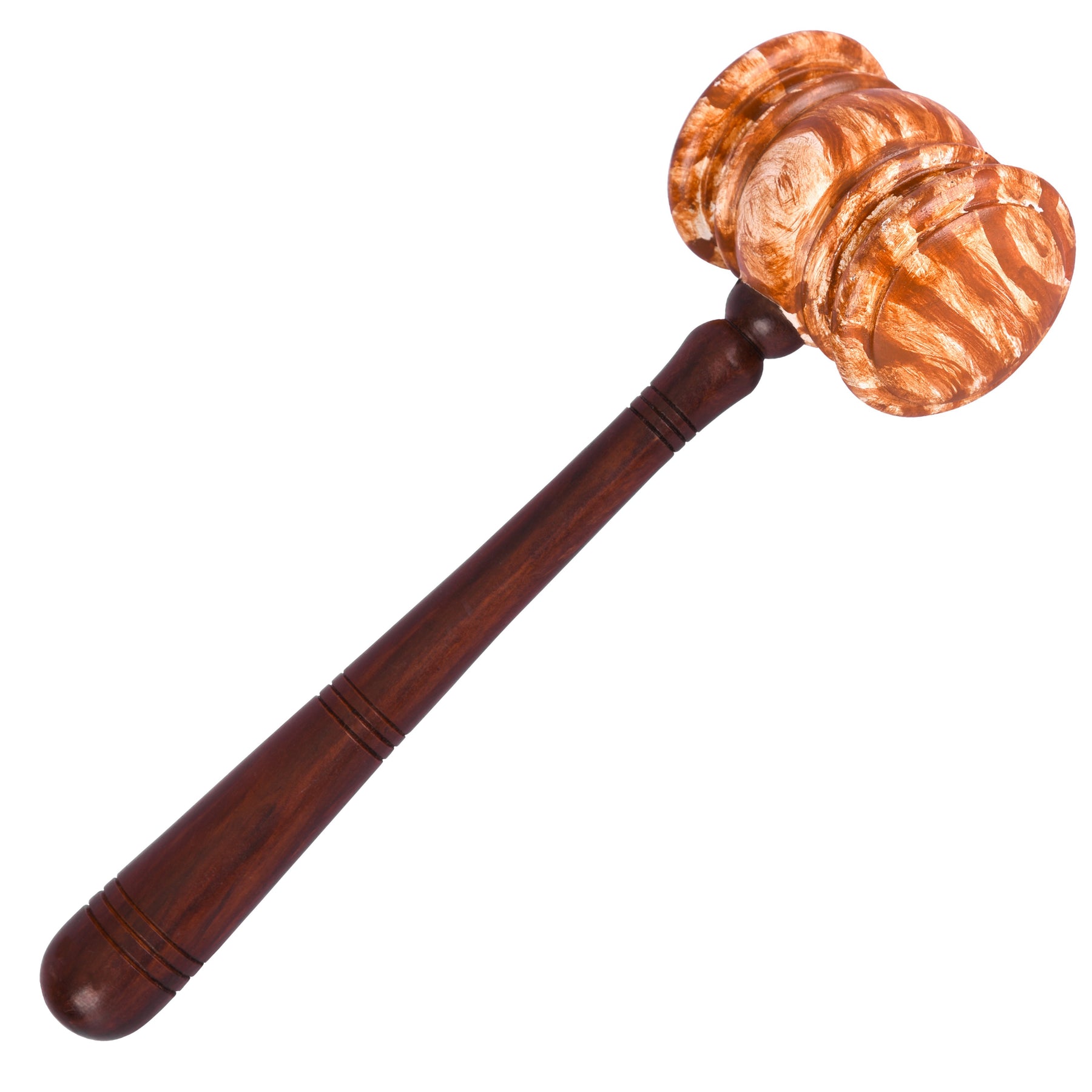 Masonic Gavel - Brown Handcrafted Wood - Bricks Masons