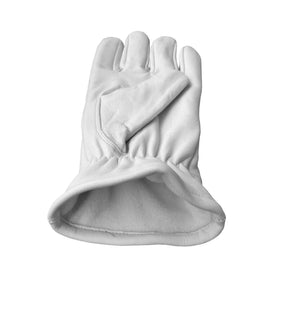 Masonic Gloves - White Soft Leather - Bricks Masons
