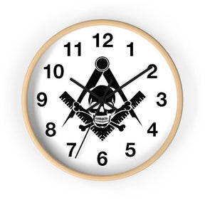 Widows Sons Clock - Wooden Frame - Bricks Masons