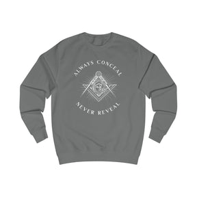 Master Mason Blue Lodge Sweatshirt - Always Conceal Never Reveal - Bricks Masons