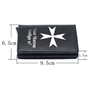 Order Of Malta Commandery Wallet - Various Colors - Bricks Masons