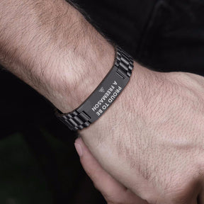 32nd Degree Scottish Rite Bracelet - Stainless Steel - Bricks Masons