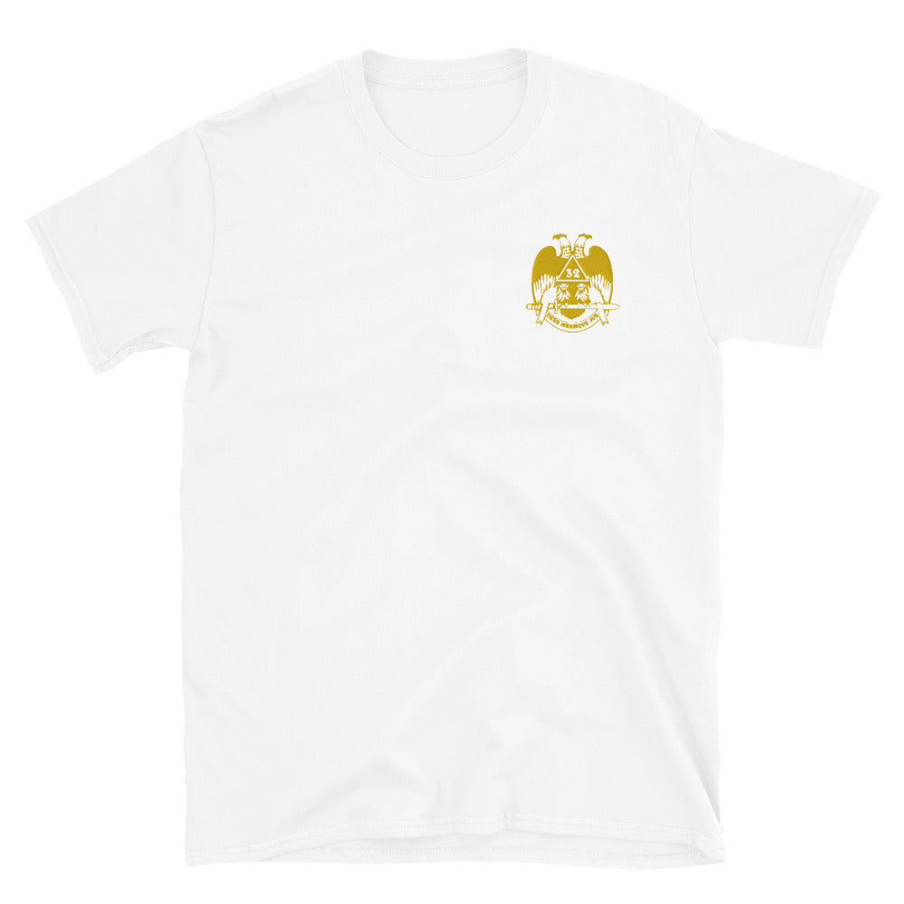 32nd Degree Scottish Rite T-Shirt - Wings Down Various Colors - Bricks Masons