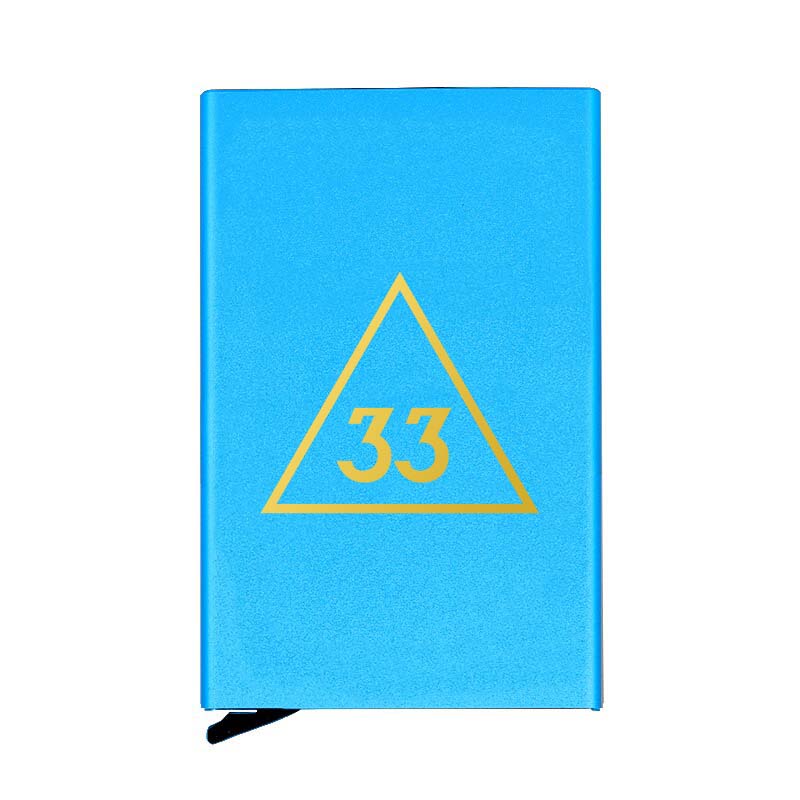 33rd Degree Scottish Rite Credit Card Holder - Various Colors - Bricks Masons