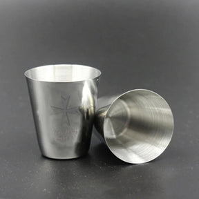 Order Of Malta Commandery Cup - Stainless Steel - Bricks Masons