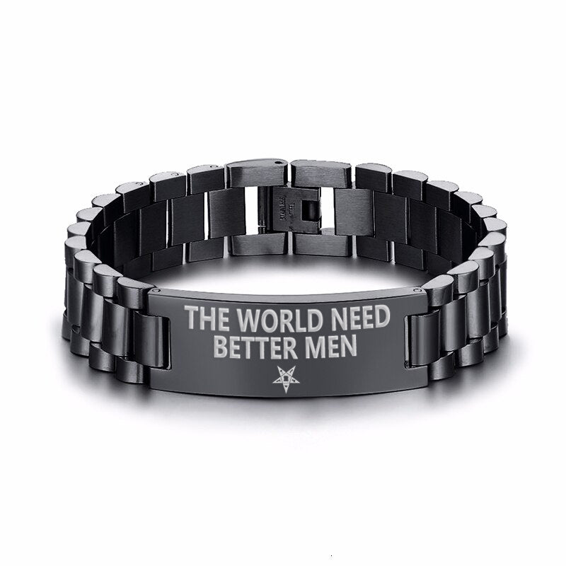 OES Bracelet - Stainless Steel - Bricks Masons