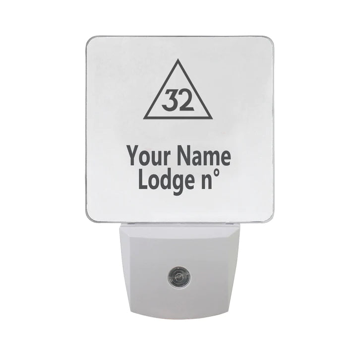 32nd Degree Scottish Rite LED Sign - 2 Pieces Plug-in - Bricks Masons